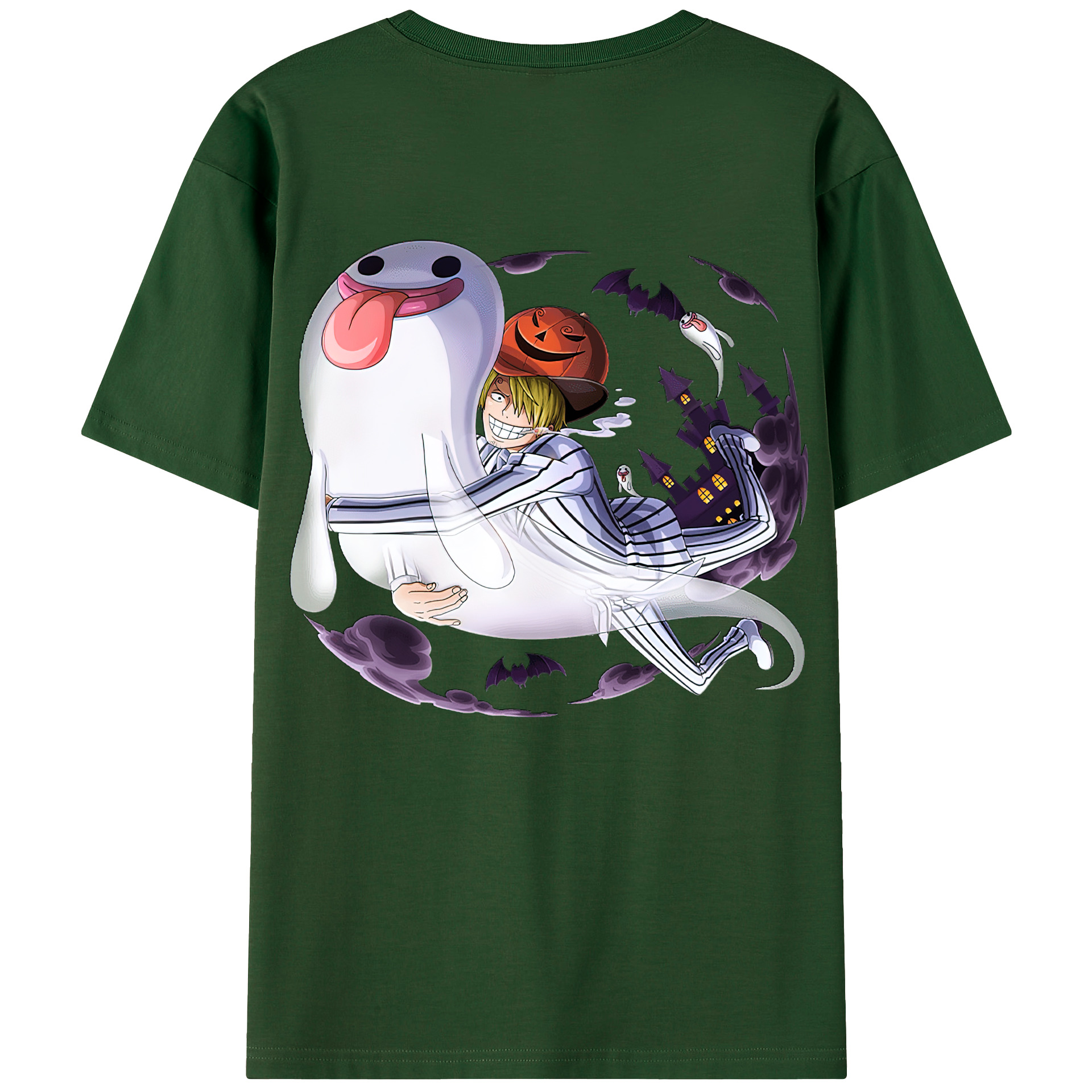 ワンピース サンジ ONE PIECE Sanji 綿100％半袖Tシャツ（背面プリント）